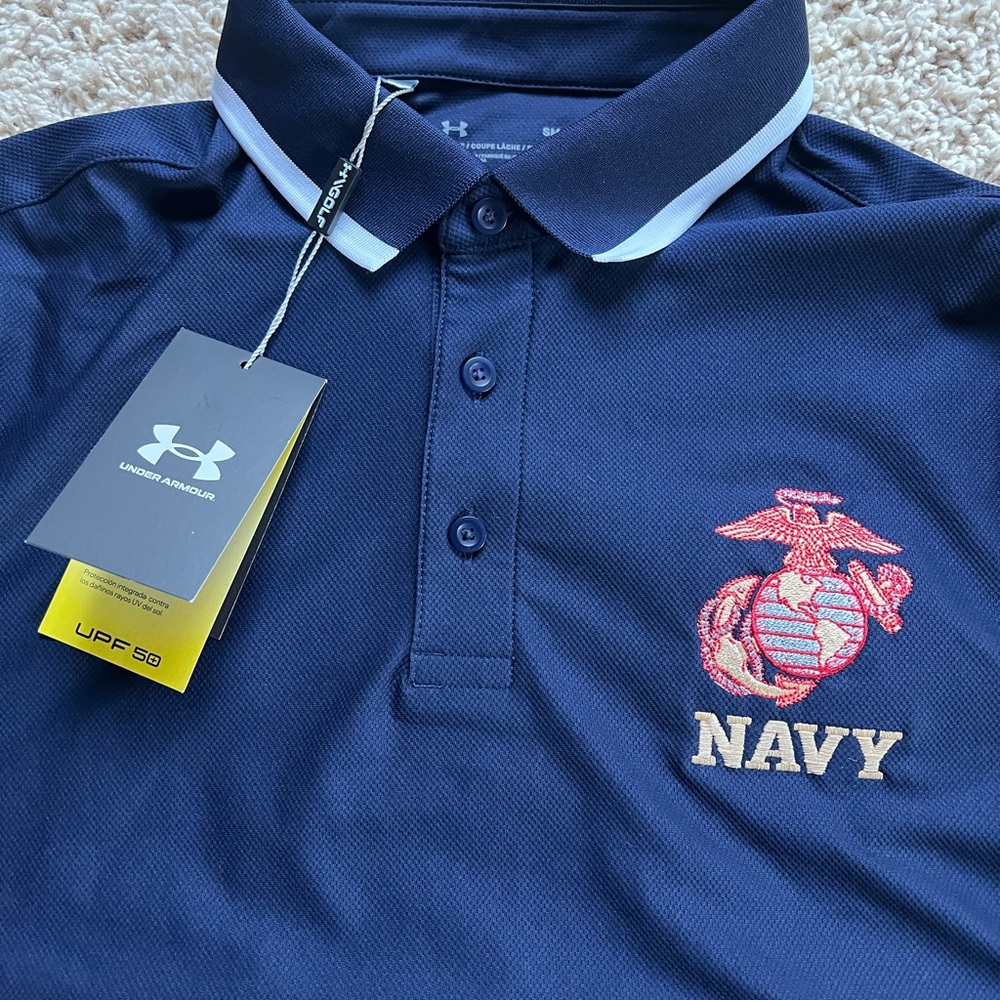 Under Armou Navy polo shirt